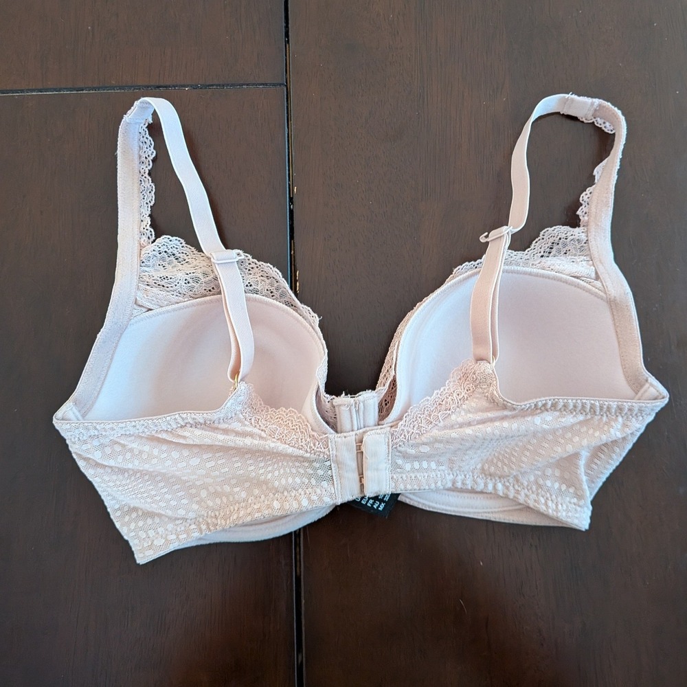 Natori Beyond Convertible Contour Underwire Bra 32DD Blush Pink Lace - Picture 4 of 8